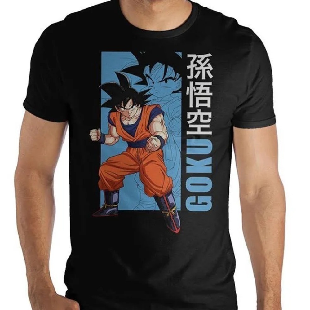 D17.06 Dragon Ball Z Son Goku T-Shirt Men's Tee Shirt Medium M - Picture 4 of 4